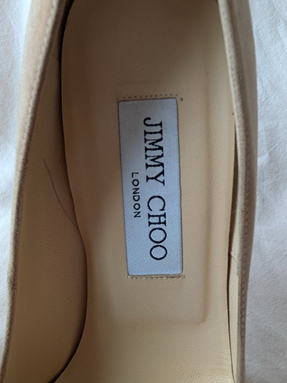 JIMMY CHOO Anouk Suede Pointed-Toe Pump | Size EU 37.5/US 7.5 - Picture 10 of 10